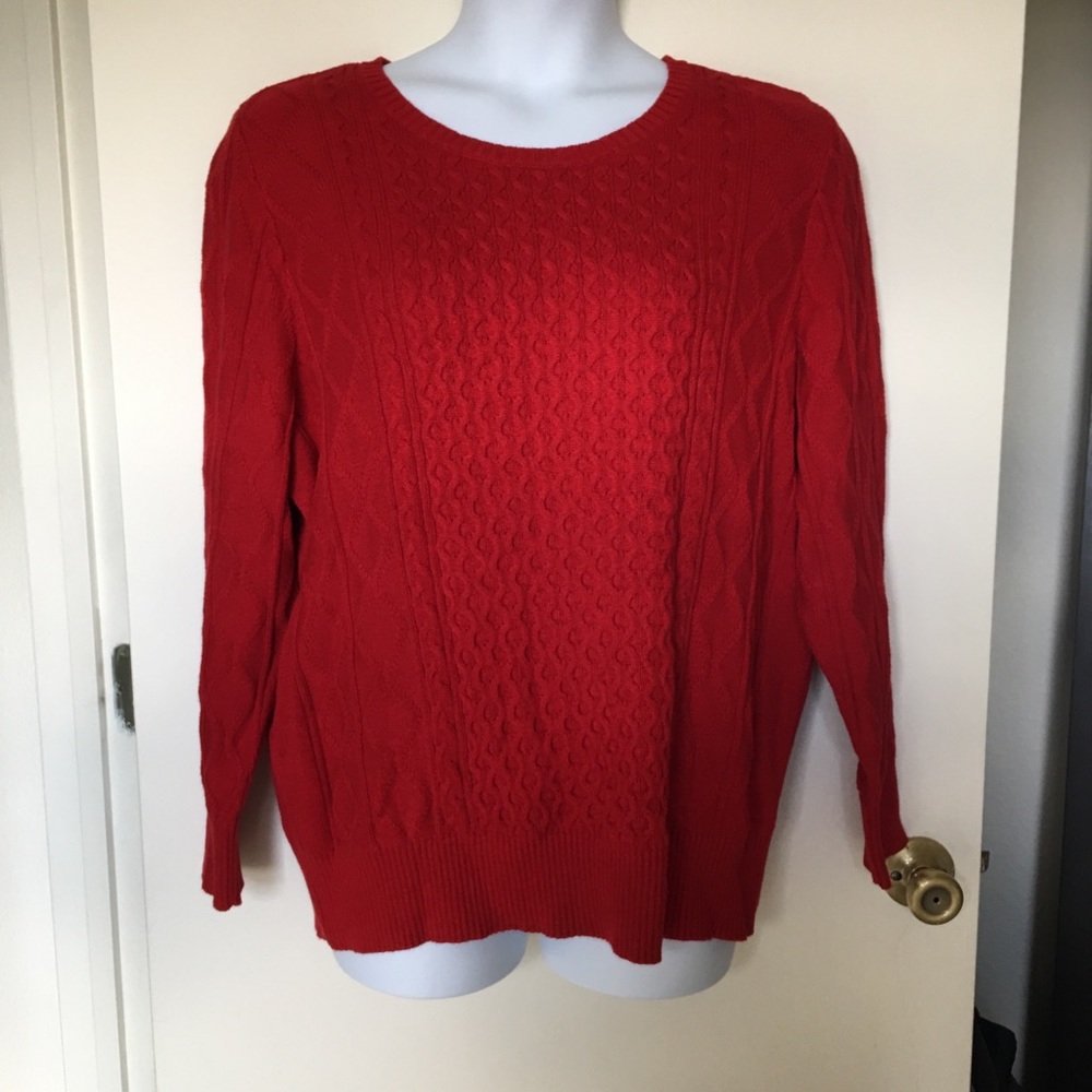 St Johns Bay cable knit sweater